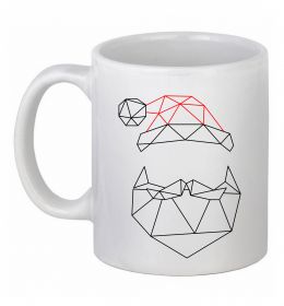 Чашка керамічна Санта графіка