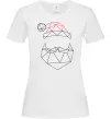 Жіноча футболка Санта графіка Білий Жіноча футболка Санта графіка Білий фото