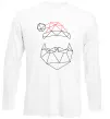 Лонгслив Санта графіка Белый фото