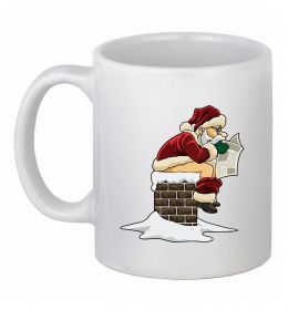 Чашка керамічна Санта димохід Чашка керамічна Санта димохід