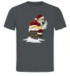 Мужская футболка Санта димохід Графит фото