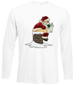 Лонгслив Санта димохід