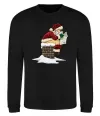 Свитшот Санта димохід Черный фото