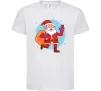 Дитяча футболка Санта з мішком Білий Дитяча футболка Санта з мішком Білий фото
