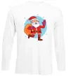Лонгслив Санта з мішком Белый фото