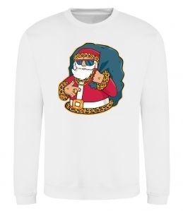 Свитшот Санта леопард