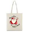 Эко-сумка Щасливого Нового року Бежевый фото