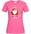 Женская футболка Щасливого Нового року Ярко-розовый фото