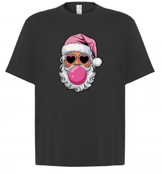 Футболка Оверсайз Glam Santa Черный фото