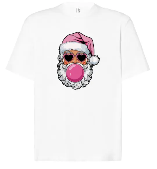 Футболка Оверсайз Glam Santa Белый фото