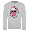 Свитшот Glam Santa Серый меланж фото