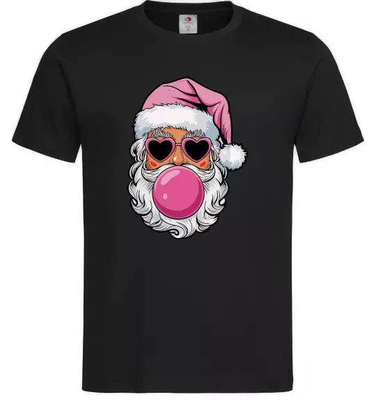 Мужская футболка Glam Santa Черный фото