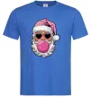 Мужская футболка Glam Santa Ярко-синий фото