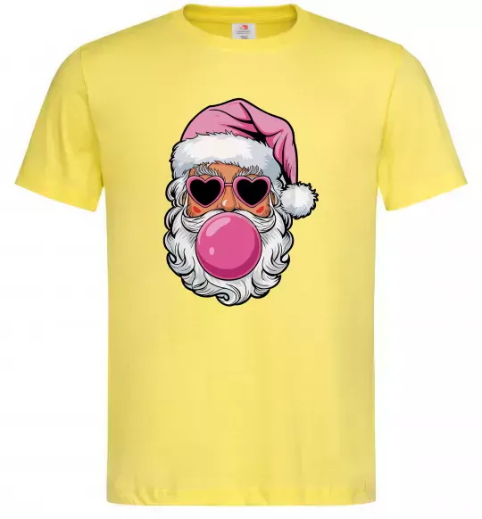 Мужская футболка Glam Santa Лимонный фото