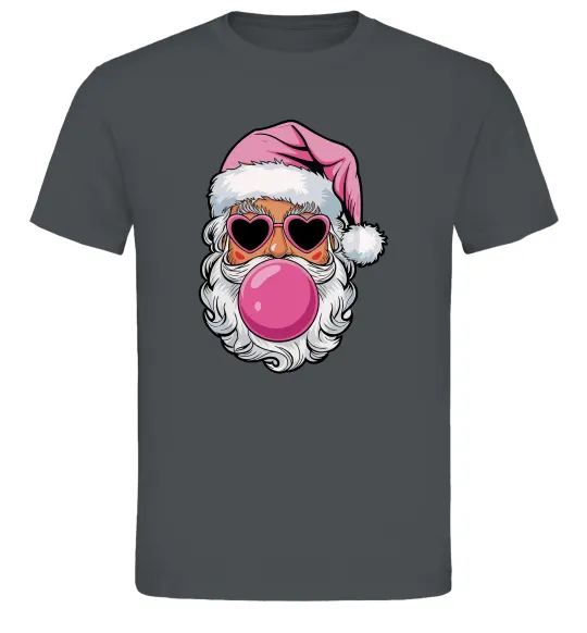 Мужская футболка Glam Santa Графит фото