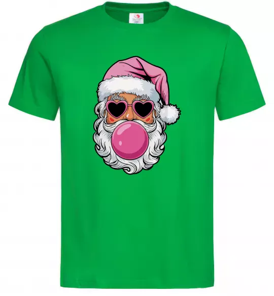 Мужская футболка Glam Santa Зеленый фото