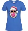Женская футболка Glam Santa Ярко-синий фото