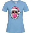 Женская футболка Glam Santa Голубой фото