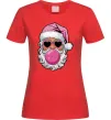 Женская футболка Glam Santa Красный фото