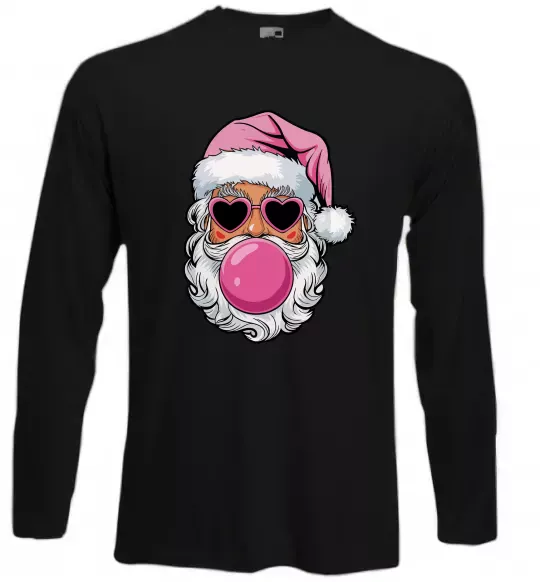 Лонгслив Glam Santa Черный фото