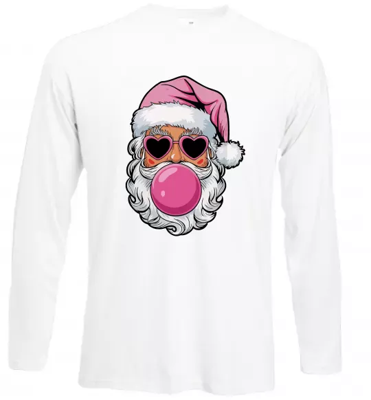 Лонгслив Glam Santa Белый фото
