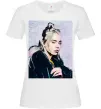 Жіноча футболка Billie Eilish photo, колір - білий, розмір - М Білий фото