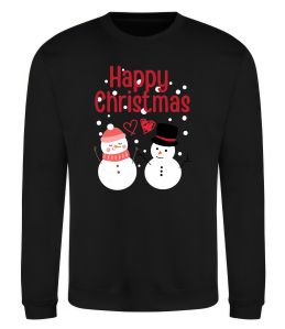 Світшот Happy Christmas сніговики