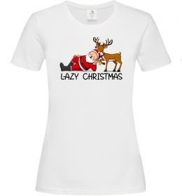 Жіноча футболка Lazy Christmas