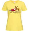 Женская футболка Lazy Christmas Лимонный фото