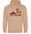Чоловіча толстовка (худі) Lazy Christmas Пісочний Чоловіча толстовка (худі) Lazy Christmas Пісочний фото