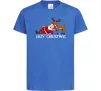 Детская футболка Lazy Christmas Ярко-синий фото