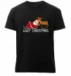 Чоловіча преміум футболка Lazy Christmas Чорний Чоловіча преміум футболка Lazy Christmas Чорний фото