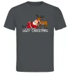 Мужская футболка Lazy Christmas Графит фото