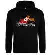 Женская толстовка (худи) Lazy Christmas Черный фото