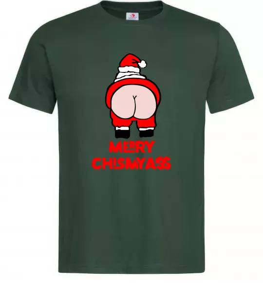 Мужская футболка Merry Chismyass Темно-зеленый фото