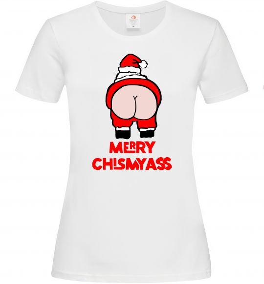 Жіноча футболка Merry Chismyass Білий фото