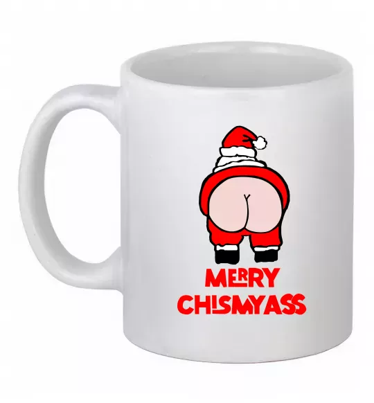 Чашка керамическая Merry Chismyass Белый фото