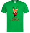 Мужская футболка Merry Christmas Олень Зеленый Мужская футболка Merry Christmas Олень Зеленый фото