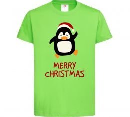 Детская футболка Merry Christmas Пінгвін