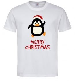 Чоловіча футболка Merry Christmas Пінгвін