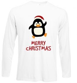 Лонгслив Merry Christmas Пінгвін