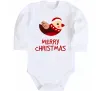 Детский боди Merry Christmas Пташка Белый фото