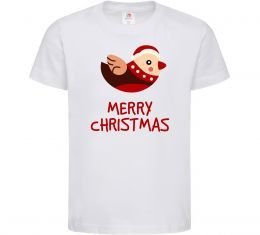 Детская футболка Merry Christmas Пташка