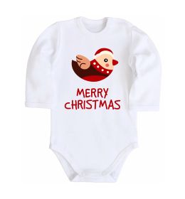 Дитячий бодік Merry Christmas Пташка