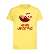 Детская футболка Merry Christmas Пташка Лимонный фото