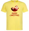 Мужская футболка Merry Christmas Пташка Лимонный Мужская футболка Merry Christmas Пташка Лимонный фото