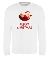 Свитшот Merry Christmas Пташка Белый фото