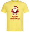Чоловіча футболка Merry Christmas Санта Лимонний Чоловіча футболка Merry Christmas Санта Лимонний фото