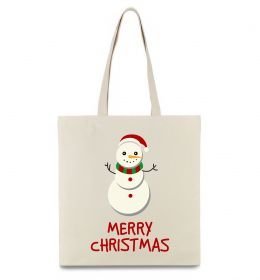 Еко-сумка Merry Christmas Сніговик