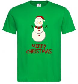 Чоловіча футболка Merry Christmas Сніговик